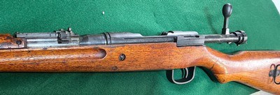 ARSAKA 99 = VERY EARLY GUN = MUM INTACT = HIGH EXCELLENT CONDITION = ALL NUMBERS MATCH = ANTI AIR CRAFT REAR SIGHT = SLING SWEVEL'S PRESENT - Image 4 of 17