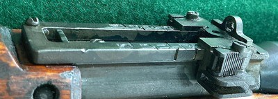 ARSAKA 99 = VERY EARLY GUN = MUM INTACT = HIGH EXCELLENT CONDITION = ALL NUMBERS MATCH = ANTI AIR CRAFT REAR SIGHT = SLING SWEVEL'S PRESENT - Image 6 of 17