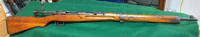 ARSAKA 99 = VERY EARLY GUN = MUM INTACT = HIGH EXCELLENT CONDITION = ALL NUMBERS MATCH = ANTI AIR CRAFT REAR SIGHT = SLING SWEVEL'S PRESENT - Image 1 of 17