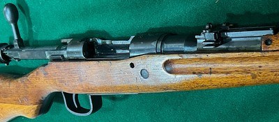 ARSAKA 99 = VERY EARLY GUN = MUM INTACT = HIGH EXCELLENT CONDITION = ALL NUMBERS MATCH = ANTI AIR CRAFT REAR SIGHT = SLING SWEVEL'S PRESENT - Image 15 of 17