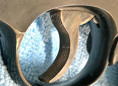 S & W = PRE MODEL 10 , m&p = BLUE = FOUR (4) INCH =98% CONDITION = Grey / Gray / Silver box w/ S&W paper wrap == - Image 5 of 13