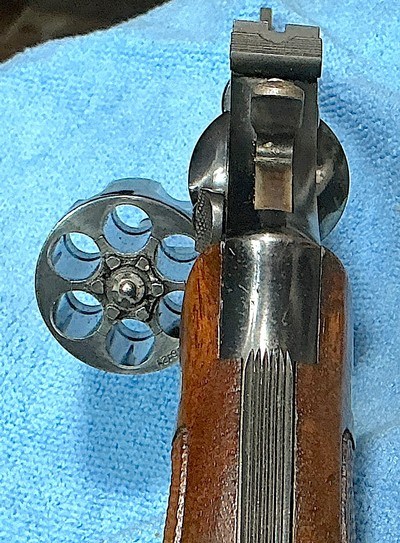 S & W = PRE MODEL 10 , m&p = BLUE = FOUR (4) INCH =98% CONDITION = Grey / Gray / Silver box w/ S&W paper wrap == - Image 8 of 13
