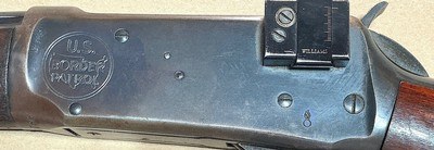 U.S. BOR DER PATROL = HORSE PATROL = SPECIAL DUTY GUN & SCABBARD = WINCHESTER 94 CUSTOM = 1953/54 - Image 9 of 17