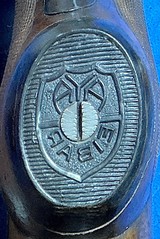 SINGLE TRIGGER = AYA = SIDE X SIDE = MADE 1949 = 12.Ga. = ENGRAVED = CHECKERED = MADE IN SPAIN = 98% = - Image 14 of 15