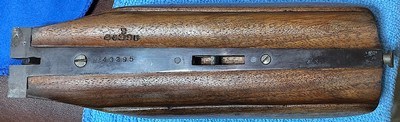 SINGLE TRIGGER = AYA = SIDE X SIDE = MADE 1949 = 12.Ga. = ENGRAVED = CHECKERED = MADE IN SPAIN = 98% = - Image 11 of 15