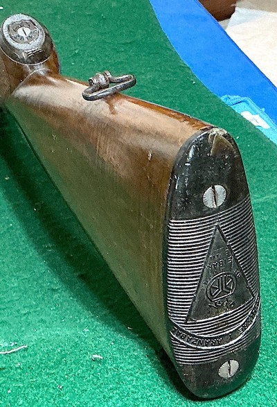 SINGLE TRIGGER = AYA = SIDE X SIDE = MADE 1949 = 12.Ga. = ENGRAVED = CHECKERED = MADE IN SPAIN = 98% = - Image 9 of 15