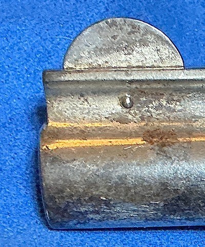SAFETY HAMMERLESS ,, 2nd model.38 CALIBER = MADE 1887/88 = NICKEL = GENUINE FACTORY INSTALLED MOTHER OF PEARL GRIPS - Image 3 of 14