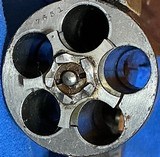 SAFETY HAMMERLESS ,, 2nd model.38 CALIBER = MADE 1887/88 = NICKEL = GENUINE FACTORY INSTALLED MOTHER OF PEARL GRIPS - Image 12 of 14