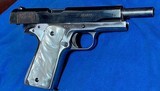 ARGENTINE = COLT = .45 ACP = NUMBERS MATCH = FAUX PEARLIZED GRIPS = SOLID = MECHANICALLYPERFECT = BLUE SLIDE = POLISHED FRAME - Image 17 of 17