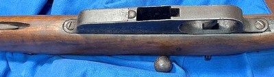 CARCANO M-1891 = CALVARY CARBINE = PRE WAR 1935 = ROYAL ITALIAN ARMY ISSUE = ALL ORIGINAL, NEVER REFURBISHED = SPIKE BAYONET =6.5X52 - Image 13 of 16