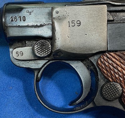 MAUSER / DWM = 1942 LUGER = BLUED = NUMBERS MATCH = ORDINANCE / ARSENALREBUILD = A SHOOTER - Image 5 of 12