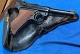 MAUSER / DWM = 1942 LUGER = BLUED = NUMBERS MATCH = ORDINANCE / ARSENALREBUILD = A SHOOTER - Image 3 of 12