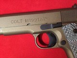 Colt 1911 Model O1991T-BB 45acp TALO EDITION in Burnt Bronze 1 of 300 - 7 of 12