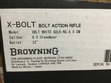 Browning 035235282 X-Bolt Medallion White Gold 6.5 Creedmoor - 10 of 12