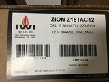 IWI US Z15TAC12 Zion-15 5.56x45mm NATO 12.50" 30+1 Black Black SBA3 Pistol Brace - 4 of 7