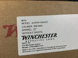 Winchester Model 70 Super Grade, 308 Win, 22" Barrel, Blue/Walnut, 5?rd Manufacturer# 535203220 - 3 of 7