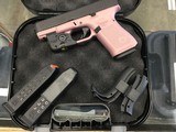 GLock 19Gen5 9MMPink Champagne w/TLR-6 - 2 of 4
