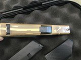 Glock 43 9mm OD frame / Dark Earth & Tan Flag slide - 3 of 4