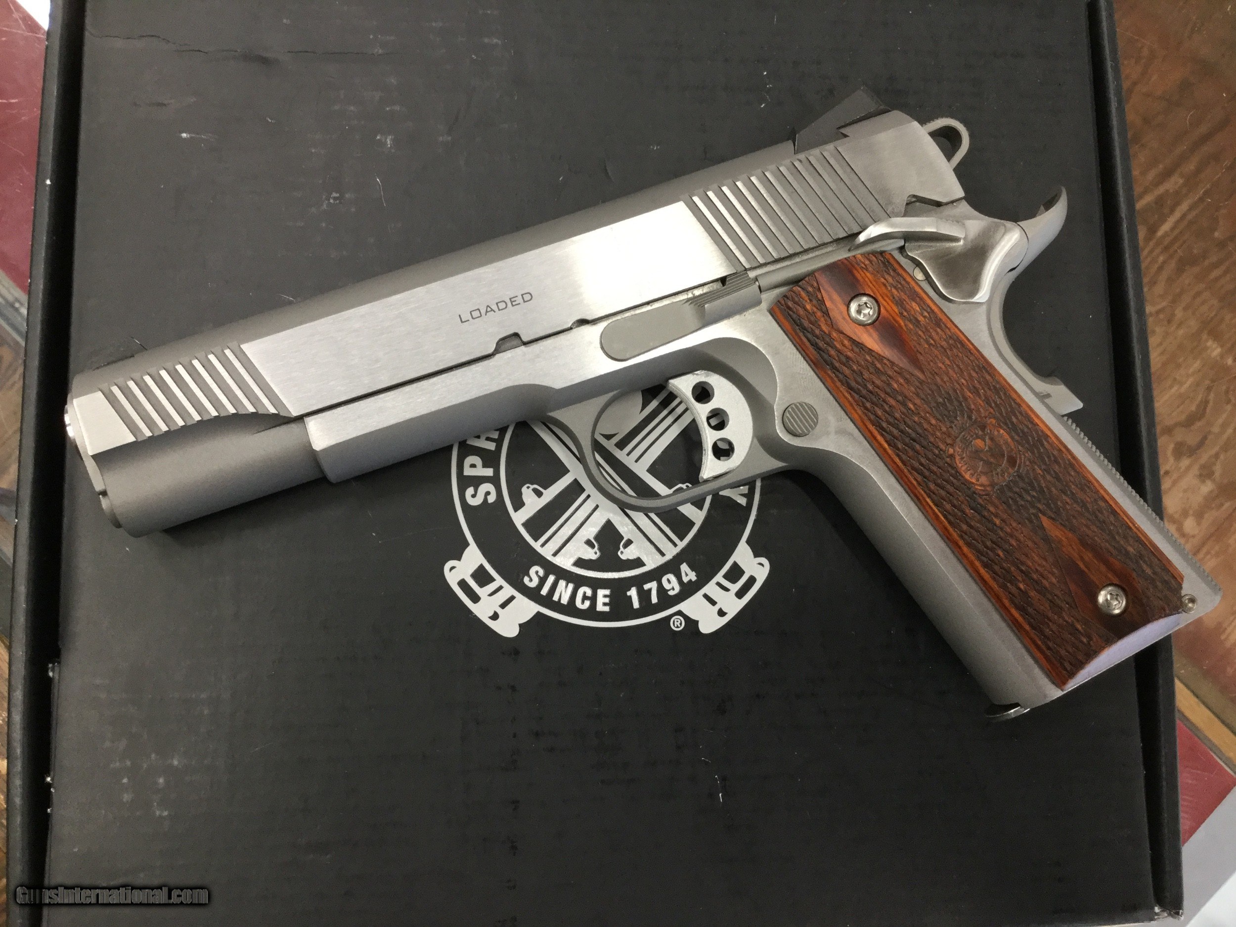 Springfield Armory PX9151L 1911 Loaded 45 ACP 5" 7+1 Stainless Steel ...