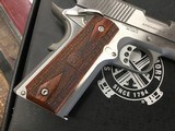 Springfield Armory PX9151L 1911 Loaded 45 ACP 5" 7+1 Stainless Steel Crossed Cannon Cocobolo Grip - 8 of 8