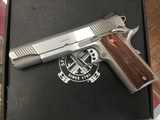 Springfield Armory PX9151L 1911 Loaded 45 ACP 5" 7+1 Stainless Steel Crossed Cannon Cocobolo Grip - 1 of 8