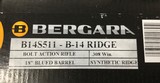 Bergara Rifles B14S511 B-14 Ridge SP 308 Win 4+1 18" Blued Gray Speck Black Synthetic Stock Right Hand (Full Size) - 2 of 8