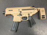 Sig Sauer MPX Copperhead 9mm Luger 3.50" 20+1 Coyote Elite Cerakote Folding Pivoting Contour Brace Stock - 1 of 5