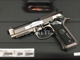 Beretta USA J92XR21 92X Performance 9mm Luger 4.90" 15+1 Gray Nistan Steel Frame & Slide Black Rubber Grip (Made in Italy) - 1 of 4