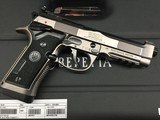 Beretta USA J92XR21 92X Performance 9mm Luger 4.90" 15+1 Gray Nistan Steel Frame & Slide Black Rubber Grip (Made in Italy) - 2 of 4