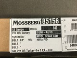 Mossberg 85156 940 Pro Turkey 12 Gauge 24" 4+1 3" Overall Mossy Oak Green Leaf - 2 of 7
