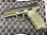 HK 81000233 VP9 9mm Luger 4.09" 17+1 (2) Green Polymer Frame Black Steel Slide - 1 of 6