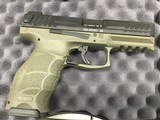 HK 81000233 VP9 9mm Luger 4.09" 17+1 (2) Green Polymer Frame Black Steel Slide - 3 of 6