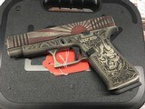 Glock 48 Exclusive "Rising Sun Bushido-Battle Worn" Handgun 9mm Luger 10rd Magazine 4.17" Barrel Fixed Sights