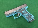 Glock 43X Custom Engraved 