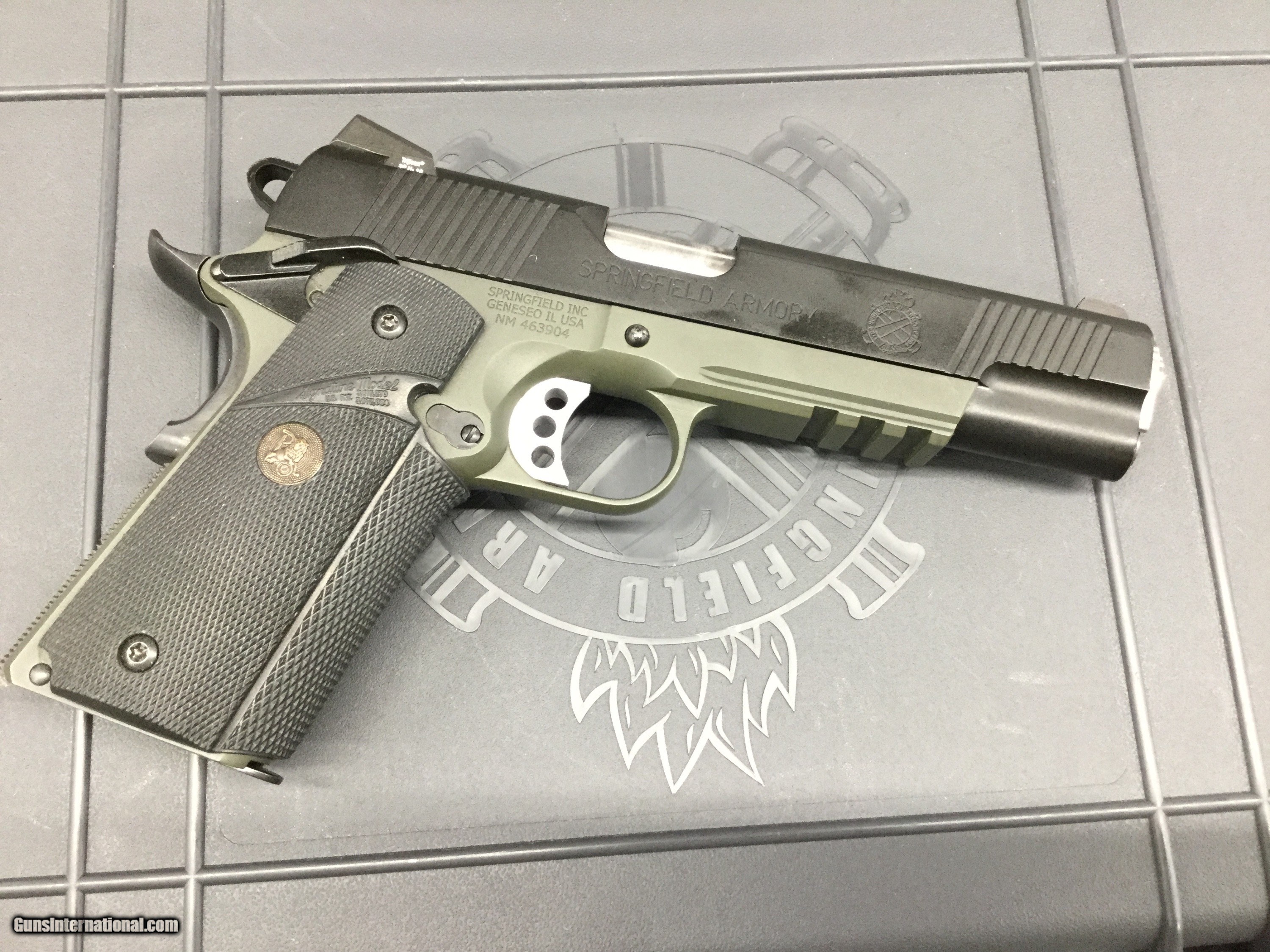 Springfield Armory Px9105mlp 1911 Loaded Marine Corps Operator 45 Acp 71 5 Barrel Od Green 5390