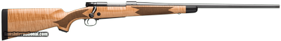 Winchester Repeating Arms 535218220 Model 70 Super Grade 308 Win Maple Stock w/Ebony Forearm Tip & Shadowline Cheekpiece