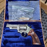 Smith Wesson Model 57 1st year Nickel 4 inch - 1 of 15
