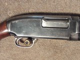 Winchester Model 12 12G, Solid Rib, Nickel Steel, 2 Barrel Set ( Cylinder / Full ), with Black Plastic Case - 3 of 15