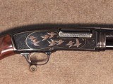 Winchester Model 42 Angelo Bee Engraved. 18 Gold Birds - 1 of 15