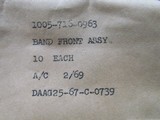 We have 10 Factory New M1 Carbine Barrel Band Assemblies from 1967. Never Opened! - 5 of 7