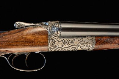 McKay Brown SxS, 20ga/29", Celtic Scroll - used/A+ - Image 14 of 15