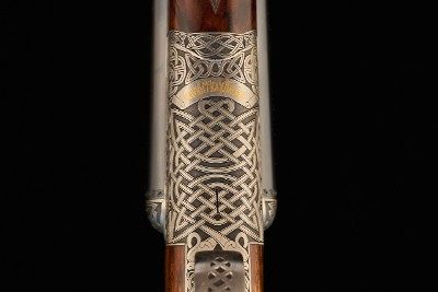 McKay Brown SxS, 20ga/29", Celtic Scroll - used/A+ - Image 12 of 15