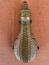 Basket Weave Powder Flask - 3 of 4