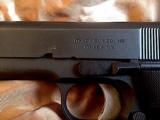 WWII Ithaca 1911 A1 Pistol, 45 Acp. National Match - 3 of 16