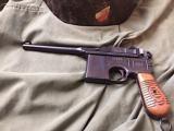 Mauser Red 9 9mm Model C96 Broomhandle Pistol
- 2 of 11