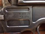 Mauser C 96 Broomhandle with Serial numbered stock. - 8 of 14
