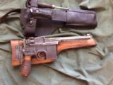 Mauser C 96 Broomhandle with Serial numbered stock. - 7 of 14