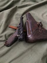 German Luger with serial number 500, matching numbers with lettered holster - 10 of 15