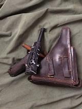 German Luger with serial number 500, matching numbers with lettered holster - 11 of 15