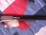 Winchester Model 90 22 LR cal pump rifle, Nickel Receiver,
Octagon Barrel, Tang sight - 12 of 14